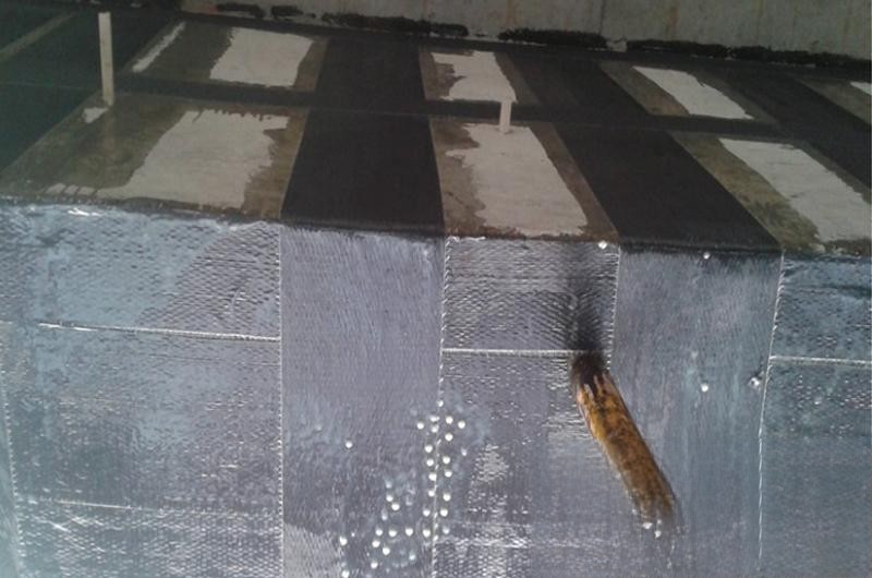 凤冈楼板使用碳纤维加固
